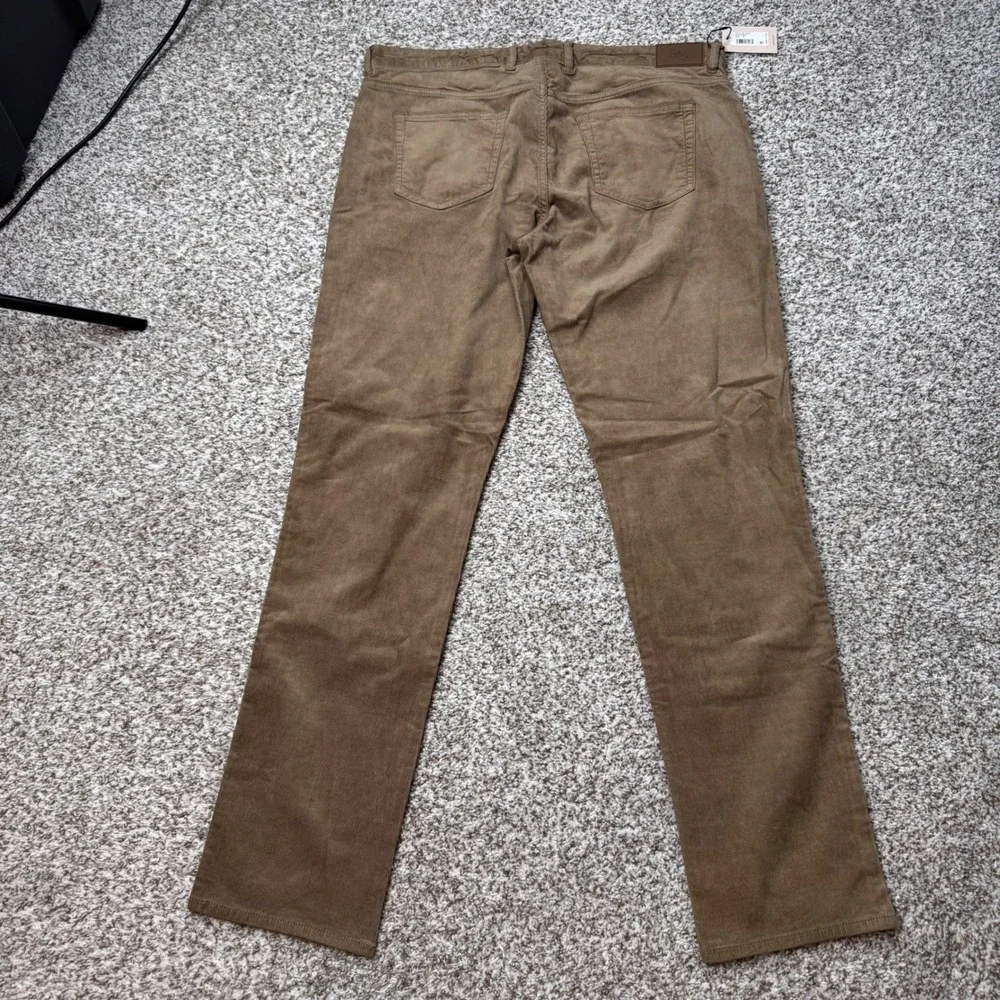 Peter‎ Millar Classic Fit Men 38x34 Superior Corduroy Tan Pant 2-Way Stretch New